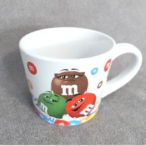 M&M Oversized Coffee Cup Mug Mars Candy 20 oz 2017 Collectible